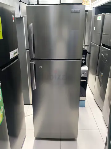Used stainless steel top-freezer refrigerator - good condition