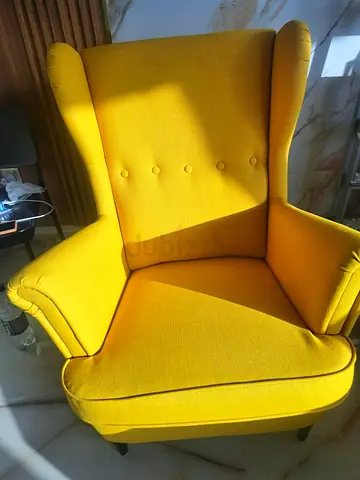 IKEA Strandmon Wing Chair YELLOW