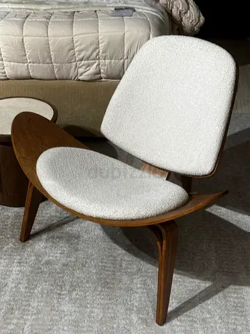 Designer Bouclé Accent Chair | Excellent Condition