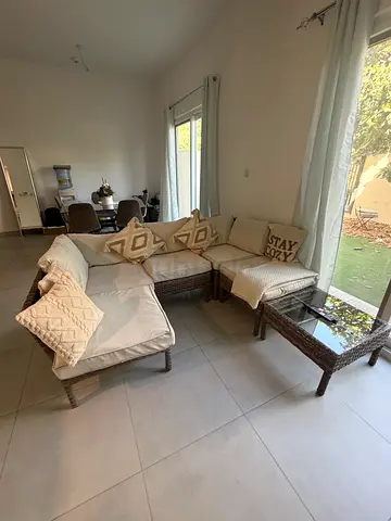 5 seater outdoor rattan/wicker sofa set with cushions