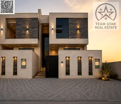 First occupant - 5 master bedrooms + maid's room + roof for rent in Al Helio 2 - AED 105,000