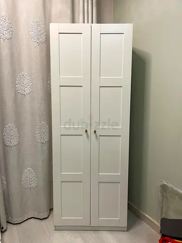 IKEA white two-door wardrobe / storage cabinet - good condition