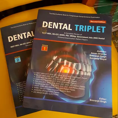 Dental Triplet - Volumes 1  2 (Postgraduate Dental Entrance Review). New. Unused. AED 100 Only.