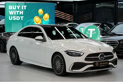Crypto Accepted | Mercedes-Benz C-Class C200 2026 GCC Specs - Like New!