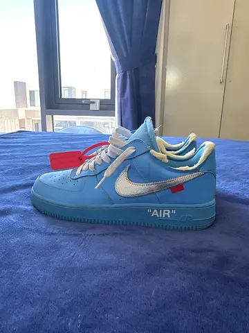 Off white Airforce 1 blue