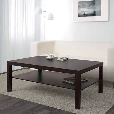 1 IKEA - LACK Tv stand or Coffee table - Simple Black Wooden Tv stand/Table with Lower Shelf