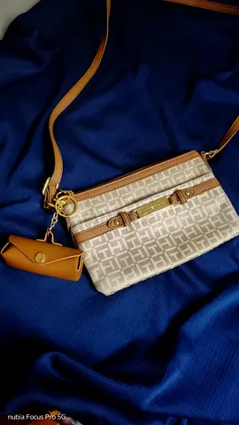 Tommy Hilfiger Monogram Crossbody Bag with Accessory Pouch