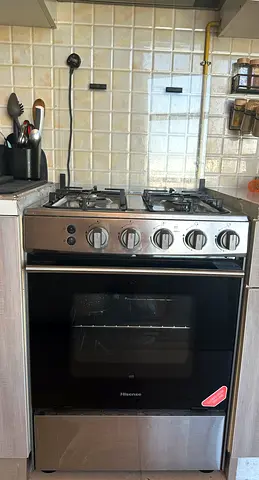 Hisense Free Standing Gas Cooker HFG60121X
