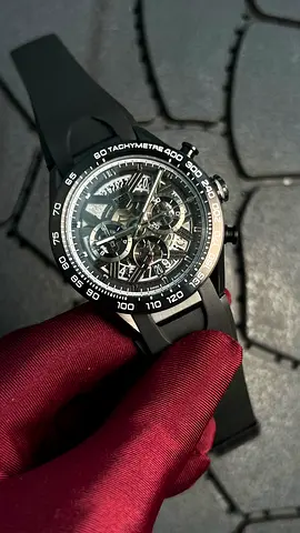 TAG HEUER  CHRONOGRAPH  FLY BACK MACHINE SUPER MASTER COPY WATCH SAPPHIRE GLASS