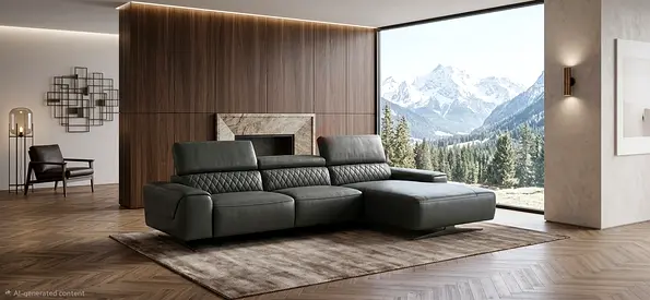 Koala Living L Shape sofa original leather Excellent Condition