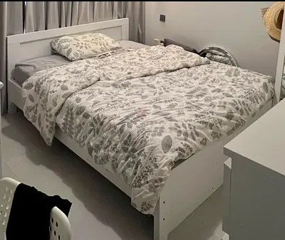 150x200 Bed frame with Pocket Spring Mattress