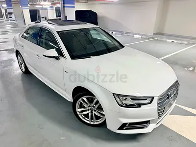 AUDI A4 SLINE | 2018 | SUNROOF | GCC | BROWN INTERIOR | TOP MODEL