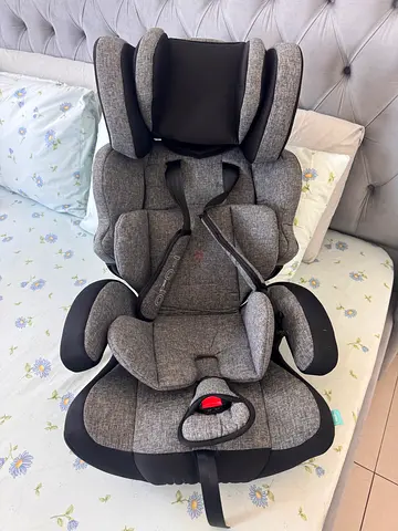 Gray child car seat -  used few times only