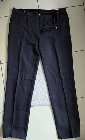 Mens black formal trousers