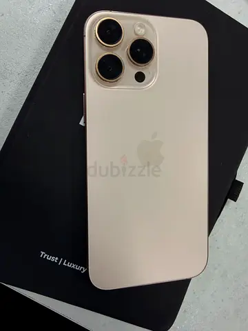 iPhone 16 Pro Max 1TB - Desert Gold Titanium - Pristine Condition (94% Battery)