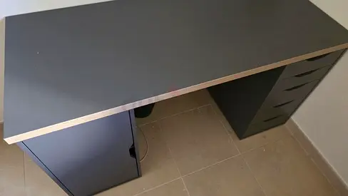 IKEA LAGKAPTEN / ALEX Desk Combination (Dark Grey)