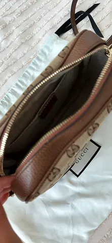 Gucci small beige GG crossbody bag - excellent  condition