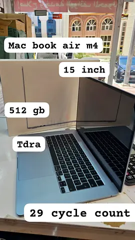 Mac book air m4 15 inch 512 gb