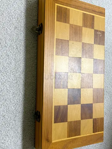 Wooden Chess Set (Foldable Box) - Complete Pieces