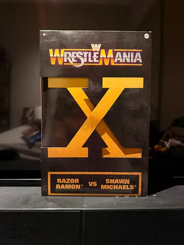 WWE WrestleMania X Razor Ramon vs Shawn Michaels 2-Pack — boxed