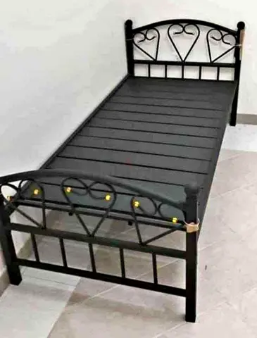 Single Black Metal Bed Frame - Good Condition