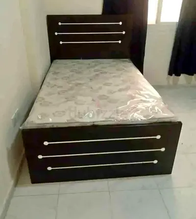 Single Bed Frame with Mattress