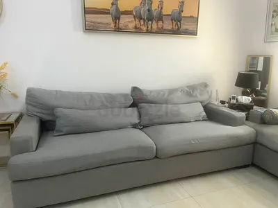 Comfortable Light Grey 3 pieces Sofa Set