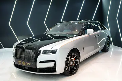 2024 Rolls-Royce Ghost Black Badge, Two-Tone, Rear Entertainment, Bespoke Audio, Dealer Warr + Serv!