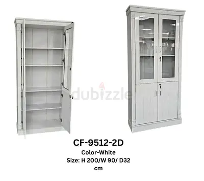 Brand new two.door Steel Cabinet with Glass door and locker Available