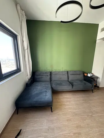 gray sofa, velvet