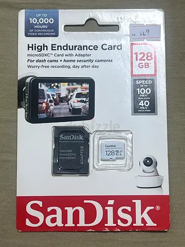 Sandisk 128Gb High Endurance Video Microsdxc Card With Adapter