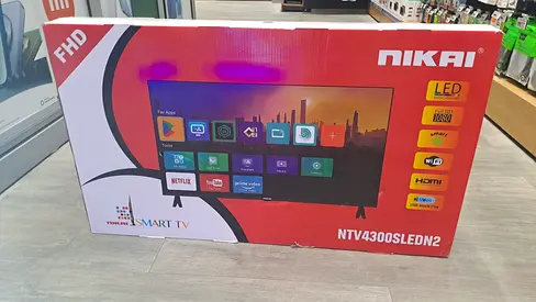 Nikai 43 Smart LED TV (NTV4300SLEDN2) - Brand New in Box