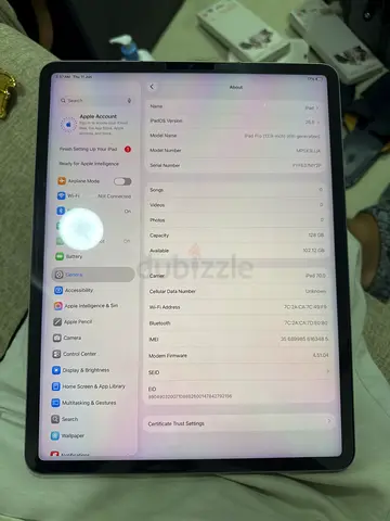 Apple iPad Pro 13-inch 6th generation (Wi‑Fi)+ cellular in good working condition