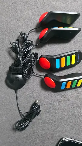 PlayStation 2 !Buzz Buzzers For Sale (4-Player Wired Set)