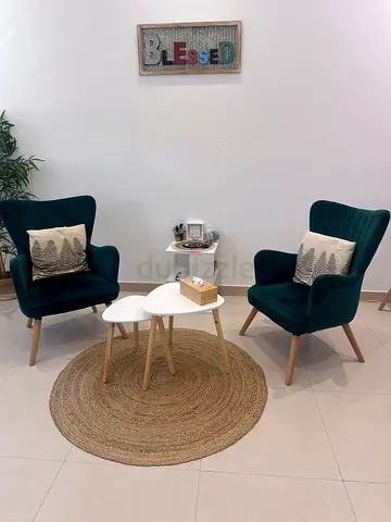 Emerald Green Armchair Set