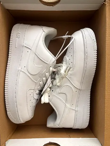 White Nike Air Force 1 Low - Brand New size 38