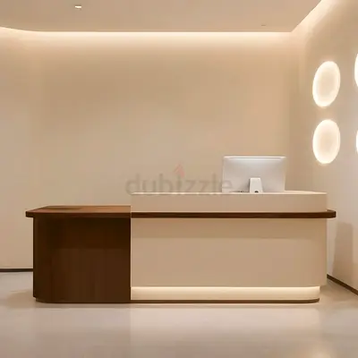 Modern Minimalist Reception Desk