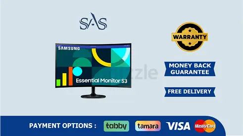 Samsung 24 inch Curved LED Monitor | Full HD Display | New | Warranty | Fast Delivery | LS24D360GAEX