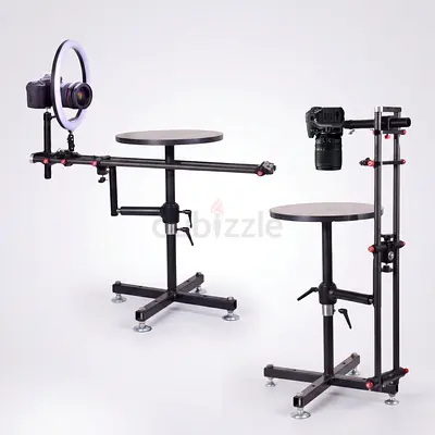 360° Rotating Photography Turntable with Vertical  Horizontal Shooting