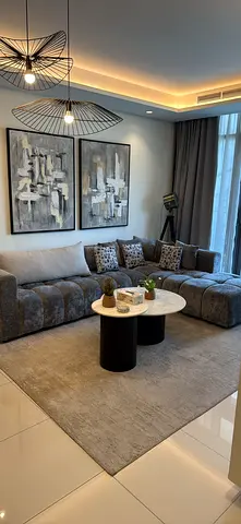 Luxury 6-Seater Modular Sofa in Grey
