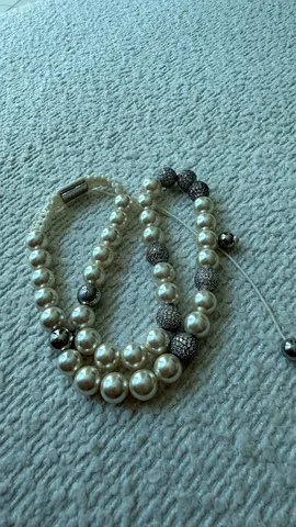 White Beaded Necklace