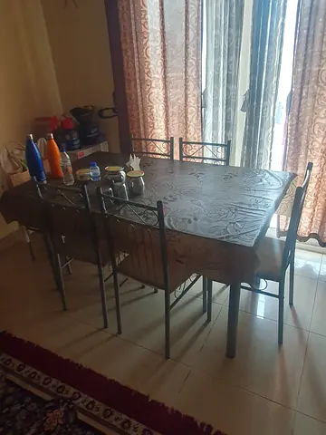 Dining table with chairs