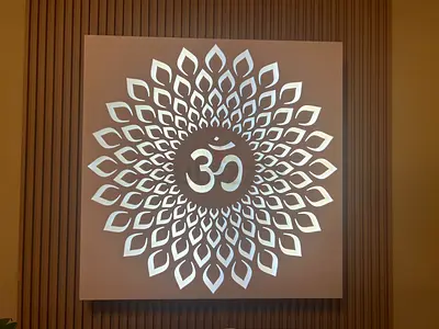 Decorative OM Wall Art LED Light Panel