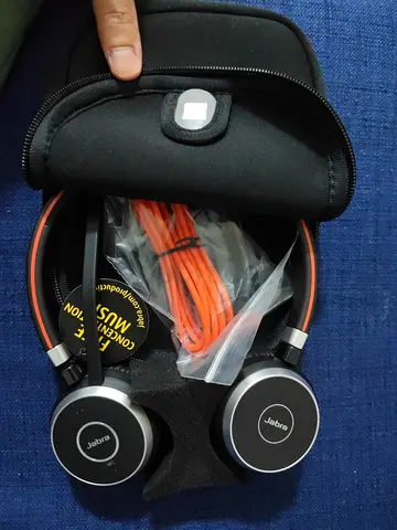 Jabra Evolve 65 On-ear Wireless Headset with Carry Case