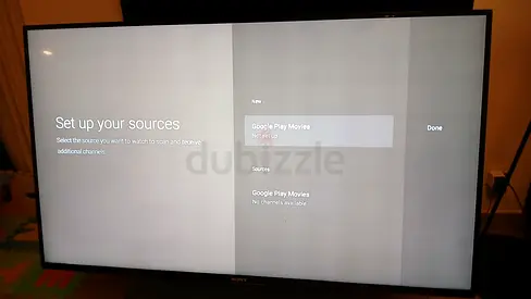 Sony BRAVIA 49 LED Smart TV - Wall mounted ,Good Working Condition