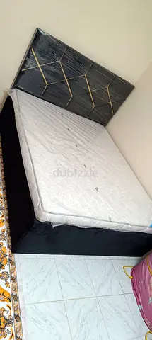 Queen size storage bed with madical mattres brand new sale