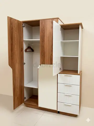 Pan Emirates Kids Furniture: 3-Section Wardrobe + Bunk Bed with Mattresses + Desk