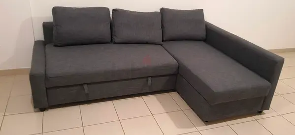 Ikea L shape sofa bed available in perfect condition