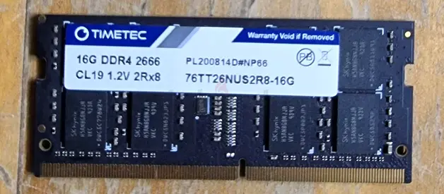 Timetec 16GB DDR4 2666MHz (PC4-2666V) SODIMM Laptop Memory RAM