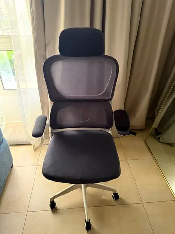 Ergonomic Mesh Office Chair with Headrest - Good Condition